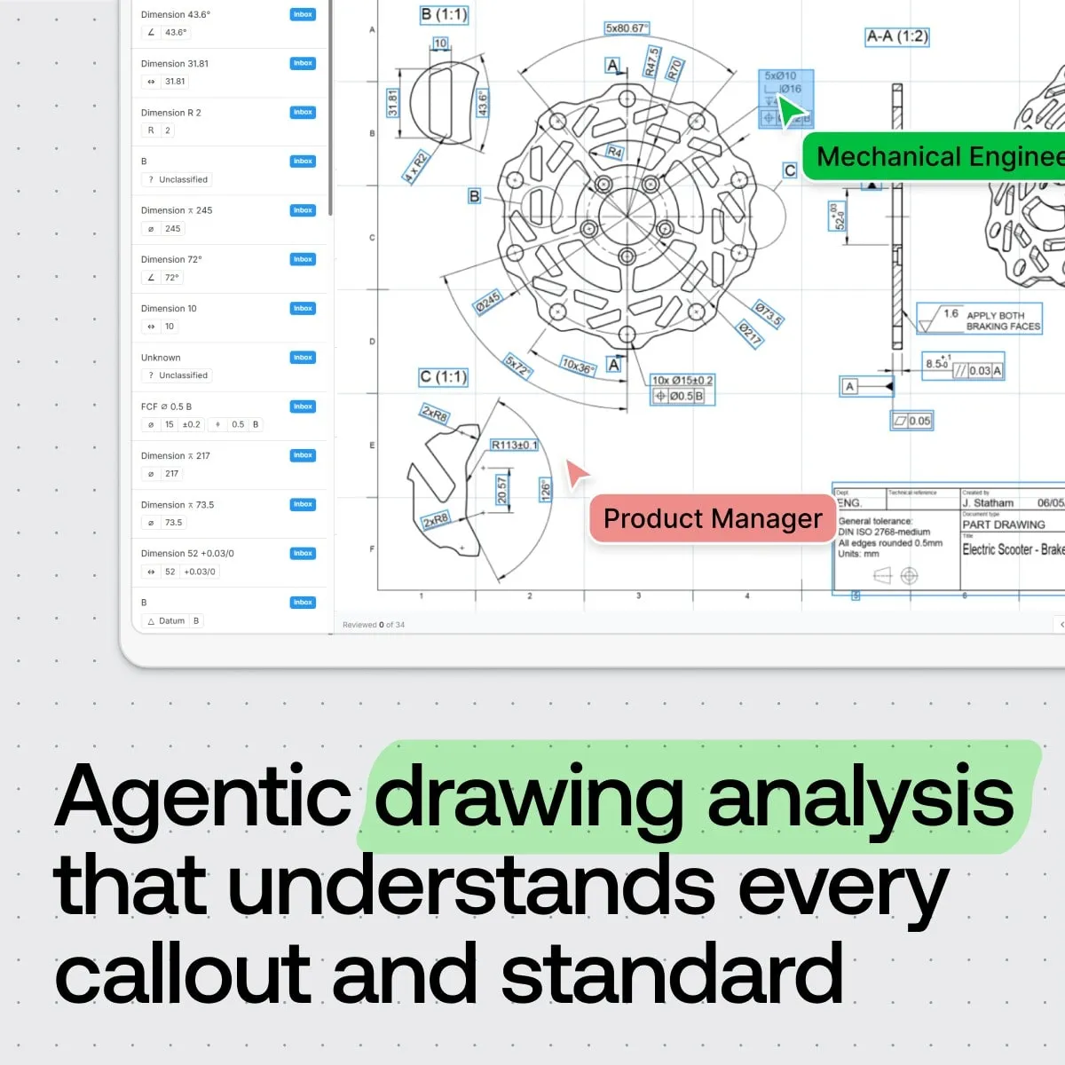 LinkedIn ad: Agentic drawing analysis